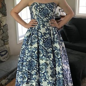 Betsy and Adam floral gown